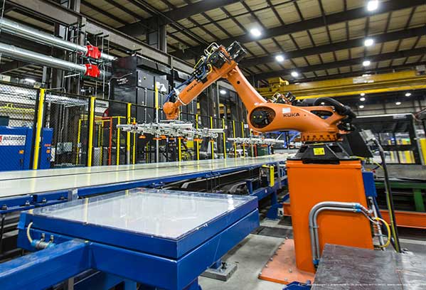 Robotic automation line