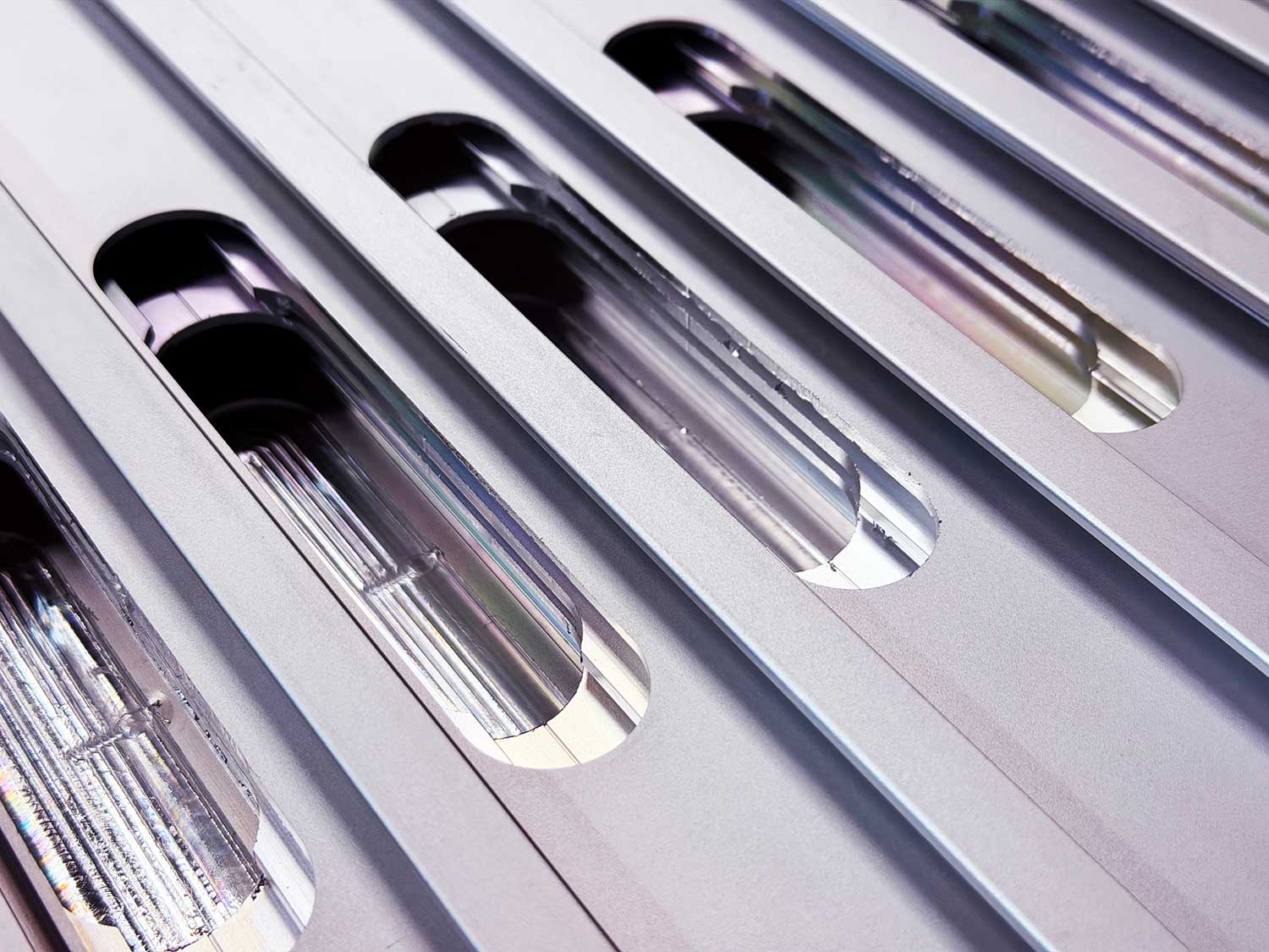 Precision machined aluminum profile